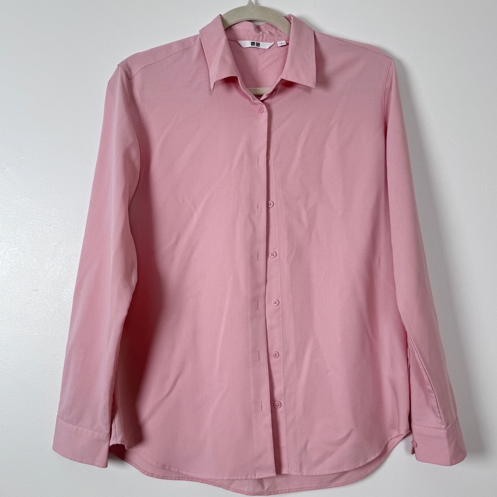 Uniqlo satin shirt